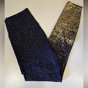 Beyond Yoga Leggings with Metallic Detailing - EUC Size XL